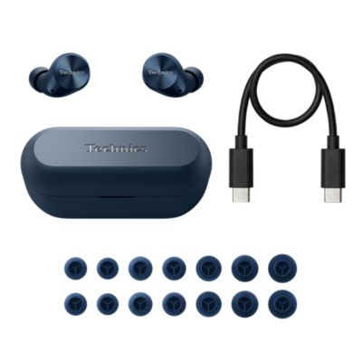 Technics EAH-AZ60M2EA Technics EAH-AZ60M2 bezdrôtové slúchadlá s potlačením šumu do uší (Multipoint Bluetooth, 8 mikrofónov MEMS, JustMyVoice, 8mm menič), polnočná modrá 39 Technics EAH-AZ60M2EA sbu 2023 az60m2 galleryimages 07