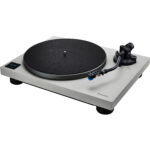Technics SL-40CBT gramofón s priamym pohonom (Bluetooth, bezjadrový motor, kompaktná konštrukcia, rameno v tvare S), sivý