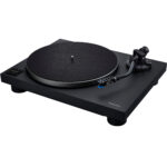 Technics SL-40CBT gramofón s priamym pohonom (Bluetooth, bezjadrový motor, kompaktná konštrukcia, rameno v tvare S), čierny