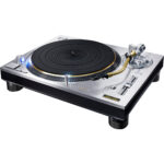 Technics SL-1200GME gramofón s priamym pohonom (antivibračná konštrukcia, vysoká citlivosť počiatočného pohybu, stabilné otáčky), strieborný