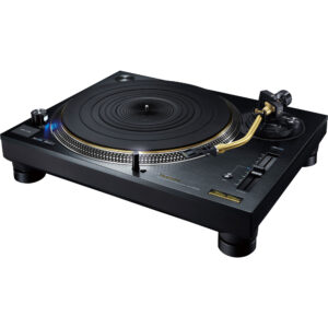 Technics SL-1210GME gramofón s priamym pohonom (antivibračná konštrukcia, vysoká citlivosť počiatočného pohybu, stabilné otáčky), čierny