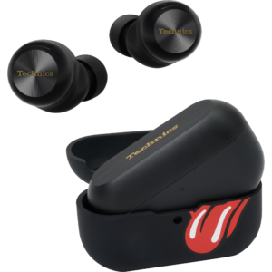 Technics EAH-AZ100 edícia Rolling Stones, TWS slúchadlá do uší s ANC (menič Magnetic Fluid Driver, Voice Focus AI, Multipoint 3), čierne