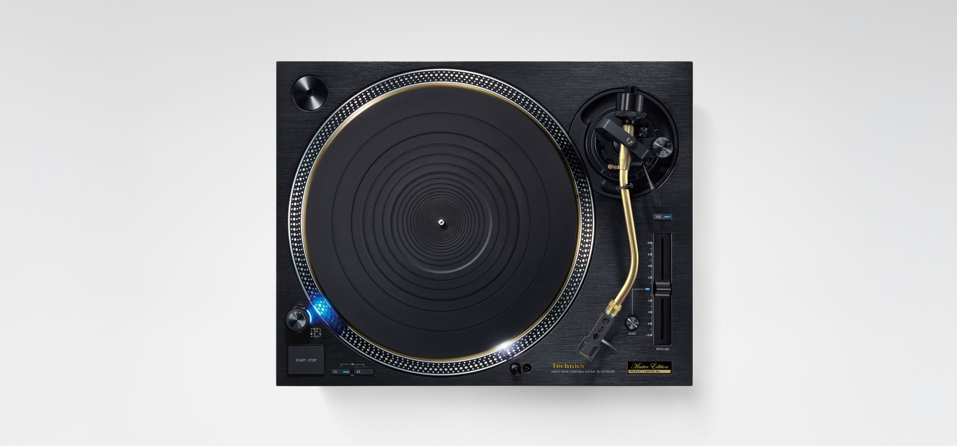 Technics SL-1210GMEEK Technics SL-1210GME gramofón s priamym pohonom (antivibračná konštrukcia, vysoká citlivosť počiatočného pohybu, stabilné otáčky), čierny 2 Technics SL-1210GMEEK ast 3006830 8
